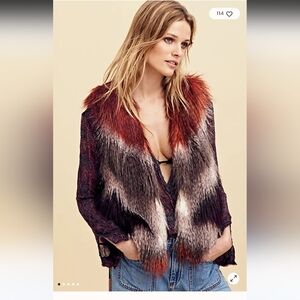 Free People Faux Fur Vest